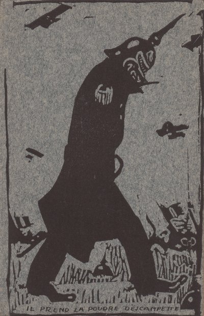 Il prend la poudre descampette de Théophile Alexandre Steinlen
